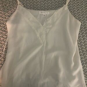 Socialite white Lace Cami Top
